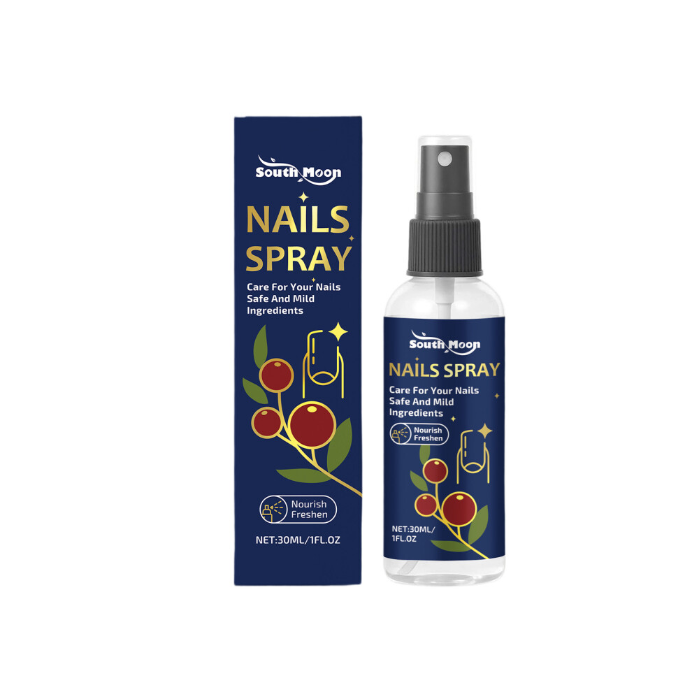 SOUTH MOON Nail Care Spray Foot and Nails Gentle Cleansing, Moisturizing and Natural Gloss Care Spray