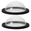 Black Floating Fish Dome Set with Clear Viewing Design for Pond Use Durable and Waterproof Made 1