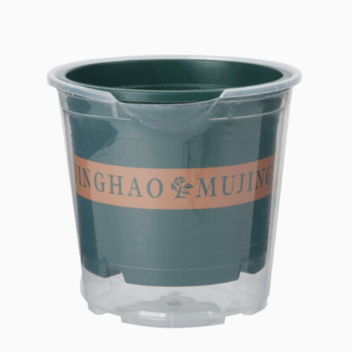 Vaso de plástico de dupla camada com autoirrigação, reservatório transparente, para interior e varanda