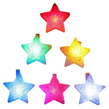 (Colorful) Pack Of 6 Glowing Bracelets Fun Light Up Wristbands Bright Led Glowing Bracelets With Star For Kids And Adults Party Fun