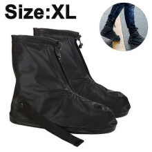 Waterproof Shoe Cover Rain Boot Galoshes with Zipper And Reflector for Outdoor Sports Hiking Climbing Camping