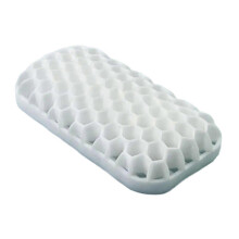 (White) Mouse Wrist Rest Pad Mouse Wrist Support Pad With NonSlip Base Honeycombs Wrist Rest for Desk White