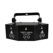 220v Remote 9-eye Rgb Dmx Scan Projector Laser Led Strobe Dj Ktv Stage Light Ky