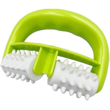 Cellulite Massage, Manual Roller Massage with Two Wheels Massage Handle for Arms/shoulders/legs/back