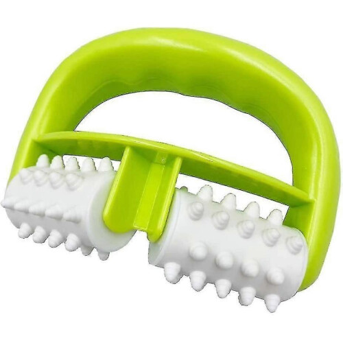 Cellulite Massage, Manual Roller Massage with Two Wheels Massage Handle for Arms/shoulders/legs/back