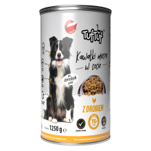 TUF TUF Meaty chunks with poultry - wet dog food - 1250g