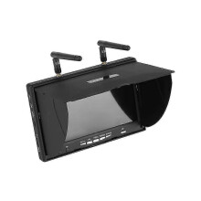 5.8g 2ch 7 Inch Raceband Fpv Monitor 800x480 with Dvr Build-in Battery Video Screen for Fpv Multico
