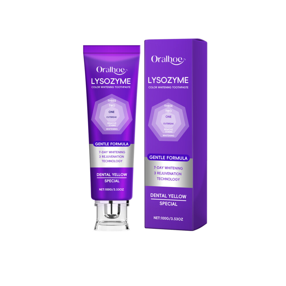 Purple Oralhoe Toothpaste Cleans Teeth, Cares For Oral Hygiene, Daily Oral Cleaning Toothpaste