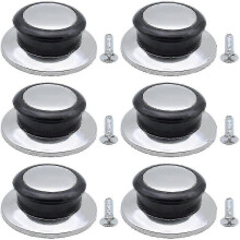 6 Pieces Heat Resistant Pot Lid Knob Replacement Handle Universal Handle for Pot Lids Pan Lids Cookware Pot Lid Handle Replacement Lid Knobs for Home