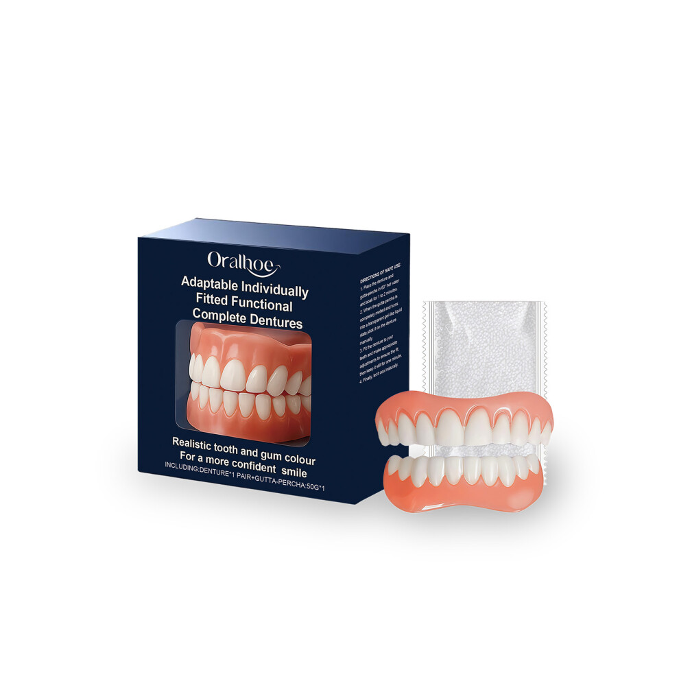Denture modification set to improve the beauty of your smile. Comfortable to wear. Teeth modification denture set.