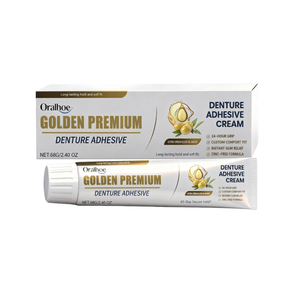 Denture fixation adhesive. Dentures modify the oral cavity, make the teeth beautiful, natural and comfortable, and improve the smile.