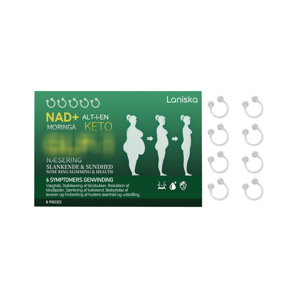 LANISKA body care nose ring, gentle, comfortable and caring, daily portable nose ring