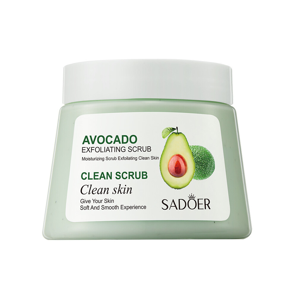 Orange Fruit Scrub 250G Sadoer Avocado Deep Cleansing And Moisturizing