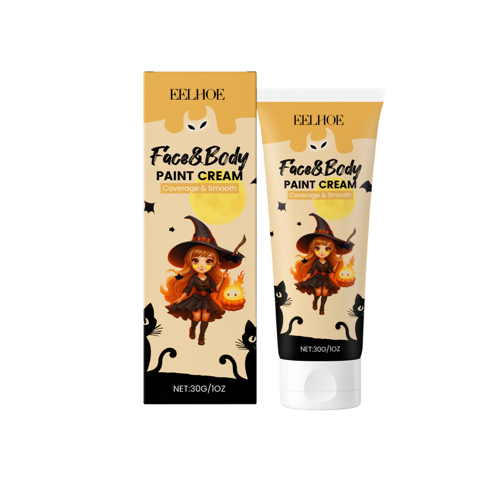 Cream Eelhoe Halloween Face And Body Painting Halloween Body Painting Makeup Party Cosplay
