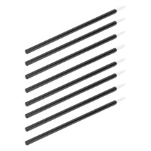 100 pièces de pinceaux à eyeliner noirs avec étui