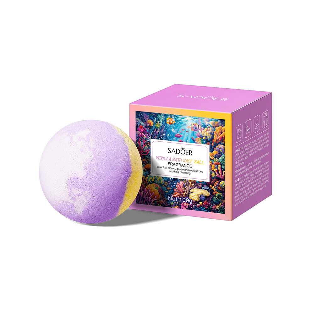 Fruit scented bath salt balls (sinking balls) 100g cleansing body bath salt balls