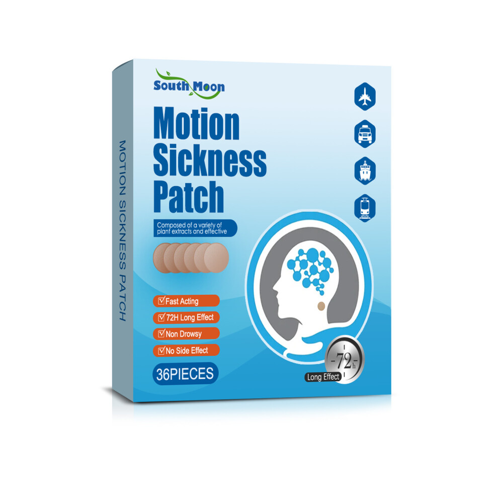 South Moon motion sickness patch, motion sickness, seasickness, ear root temple patch, refreshing travel motion sickness patch