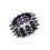 Retro Punk Style Rivet Elastic Bracelet Comfortable-black 1