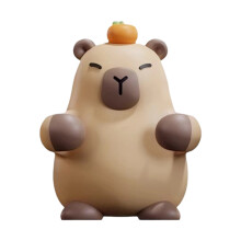 Cartoon Capybara Toothbrush Holder Wall Mount Toothbrush