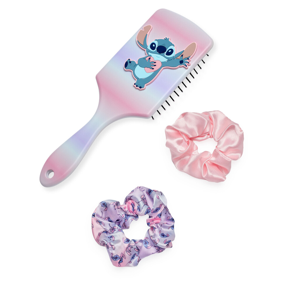 Disney Lilo & Stitch Hair Brush And Scrunchie Set (Womens Multicoloured)