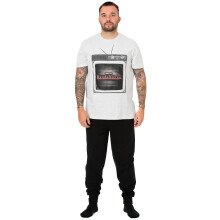 (Large) Marvel WandaVision Short Sleeve Long Leg Pyjama Set (Mens White)