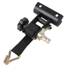 Retractable Cargo Ratchet Straps Black