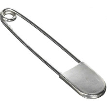 Safety Pins, 12.8cm Large Safety Pins Pack Of 2 for Clothes Leather Canvas Blankets Crafts, Extra Large Safety Pin F26