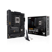 ASUS TUF GAMING B650-PLUS WIFI AMD Ryzen AM5 ATX motherboard, 14 power stages, PCIe 5.0 M.2 support, DDR5 memory, WiFi 6 and 2.5 Gb Ethernet, USB4 su