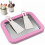 (Pink) Ice Cream Maker, Instant Ice Cream Roller Pan, With 2 Spatulas, Diy Ice Cream Tw 1