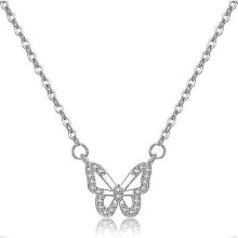 Women Necklaces 925 Sterling Silver Necklace for Women Butterfly Necklace for Women Dainty Gold Necklace Jewelry Gift
