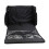 XL 4 Wheel Collapsible Rolling Sewing Machine Storage Case, Black Quilted 2