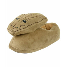 (8-9 UK Child) Marvel Guardians of the Galaxy 3D Slippers (Boys Brown)