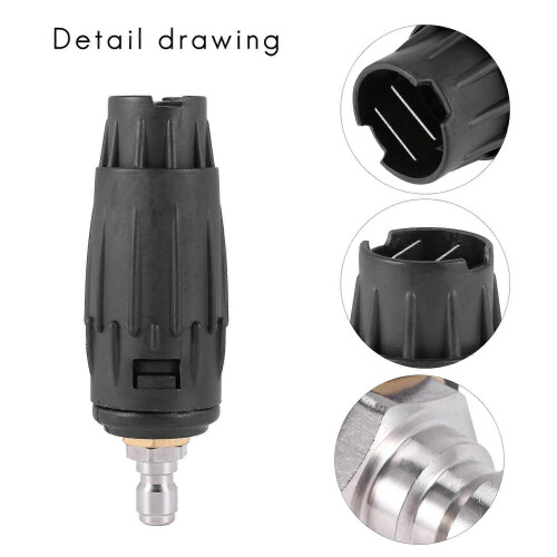 Adjustable Pressure Washer Nozzle Tips, Variable Spray Pattern, 1/4 Inch Quick Connect Plug, 3000 P 2