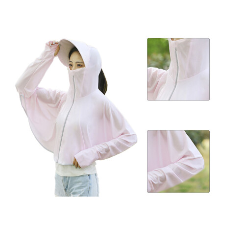 Loose Fit Ice Silk Hoodie Jacket 1