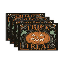 (ZD246, 30x45cm) Halloween placemat decoration table mat event party decoration non-slip table mat