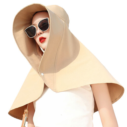 Multipurpose Sun Hat Neck Guard Yellow 1