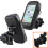 Bolsa impermeável para guidão de motocicleta de 5,5 polegadas com suporte para celular e GPS. 4