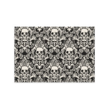 (ZD206, 30x45cm) Halloween placemats scary ghost pumpkin head halloween decoration table mat