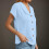 Womens 2025 Summer Linen Shirts Elegant Collared Button-White S 2