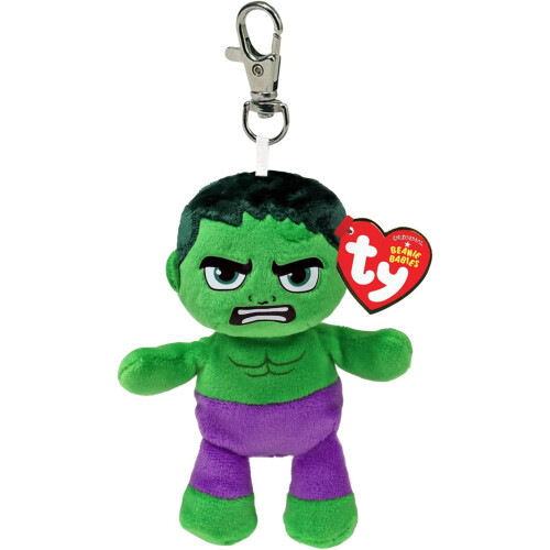 Ty TY Beanie Babies Key Clips Hulk