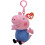 Ty TY Beanie Babies Key Clips George Pig 1