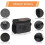Bolsa frontal para bicicleta, multifuncional, de grande capacidade, compatível com bicicleta elétrica 2