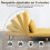 Homcom Sofá Cama Amarillo 120 x 75 x 85 cm 5