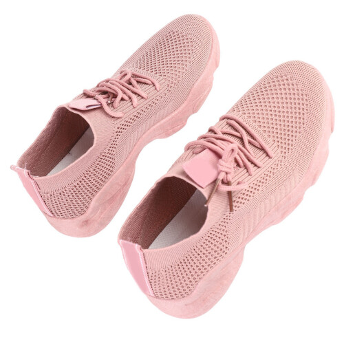 Soft Knit Casual Sneaker Pink