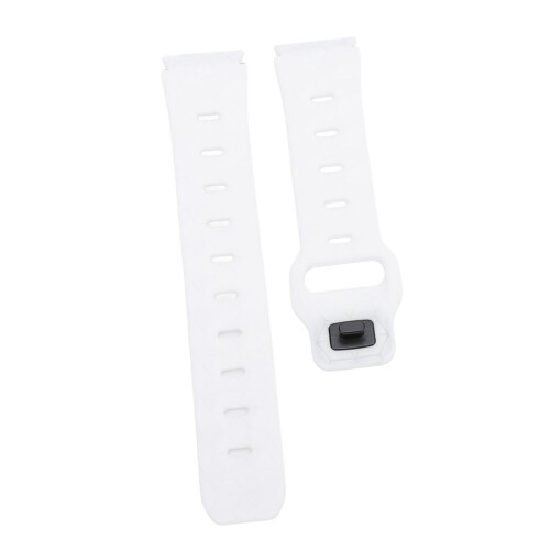 Football Silicone Watch Band White