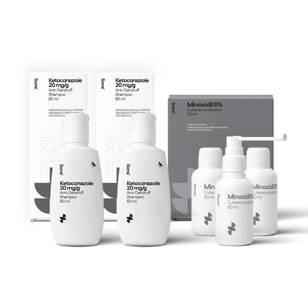 Sons Ketoconazole Shampoo & Minoxidil 5%