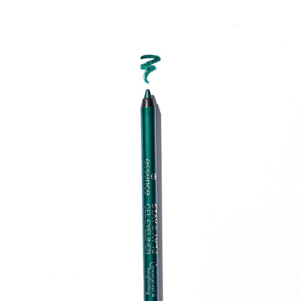 Essence Not,Specified | Stay & Play Gel Eyeliner | Super Soft Gel-Like Texture | Waterproof & Longlasting | Vegan & Cruelty Free (07 Emerald Dragon)