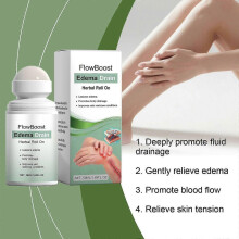 (1) FlowBoost Edema Drain Herbal Roll On-Reduce Swelling,Improve Varicose Veins
