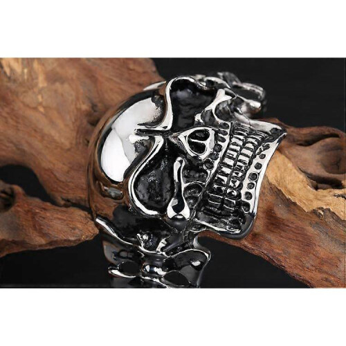 Men Stainless Steel Gothic Style Bracelets 2