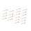 Poultry Roasted Chicken Thermometer, 20pcs Disposable Temperature Meter for Cooking 3